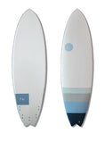 KU Epoxy Swallow Tail Fish Surfboard