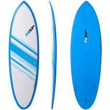 NSP 04 Elements 6'0 Blue Hybrid Shortboard