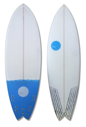 KU Swallow Tail Fish Surfboard