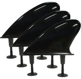 WHITE or BLACK Softboard Fins