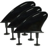 WHITE or BLACK Softboard Fins