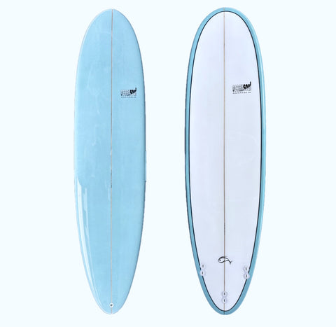 7'6 Mini-mal Surfboard Blue