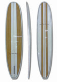 8'6 Point Classic Minimal Woodgrain Surfboard