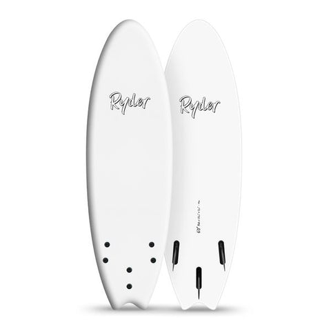 Ryder 6'6 Fish Series Softboard - WHITE