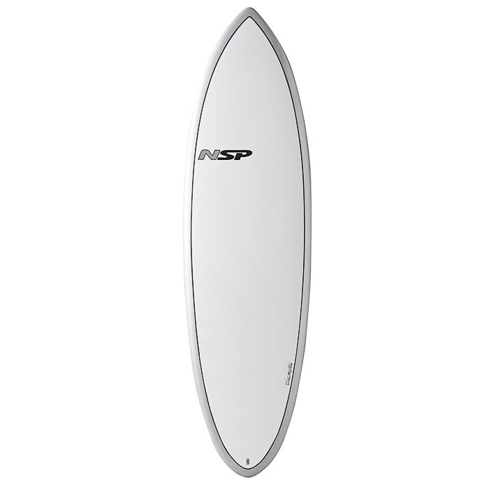 NSP 05 Elements Hybrid Short 6'2 Silver - Surfboards Direct