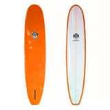 7'2 Orange Clyde Beatty Surfboard Mal