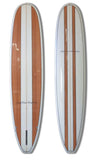 8'0 Wood Stripe Mini Malibu Surfboard